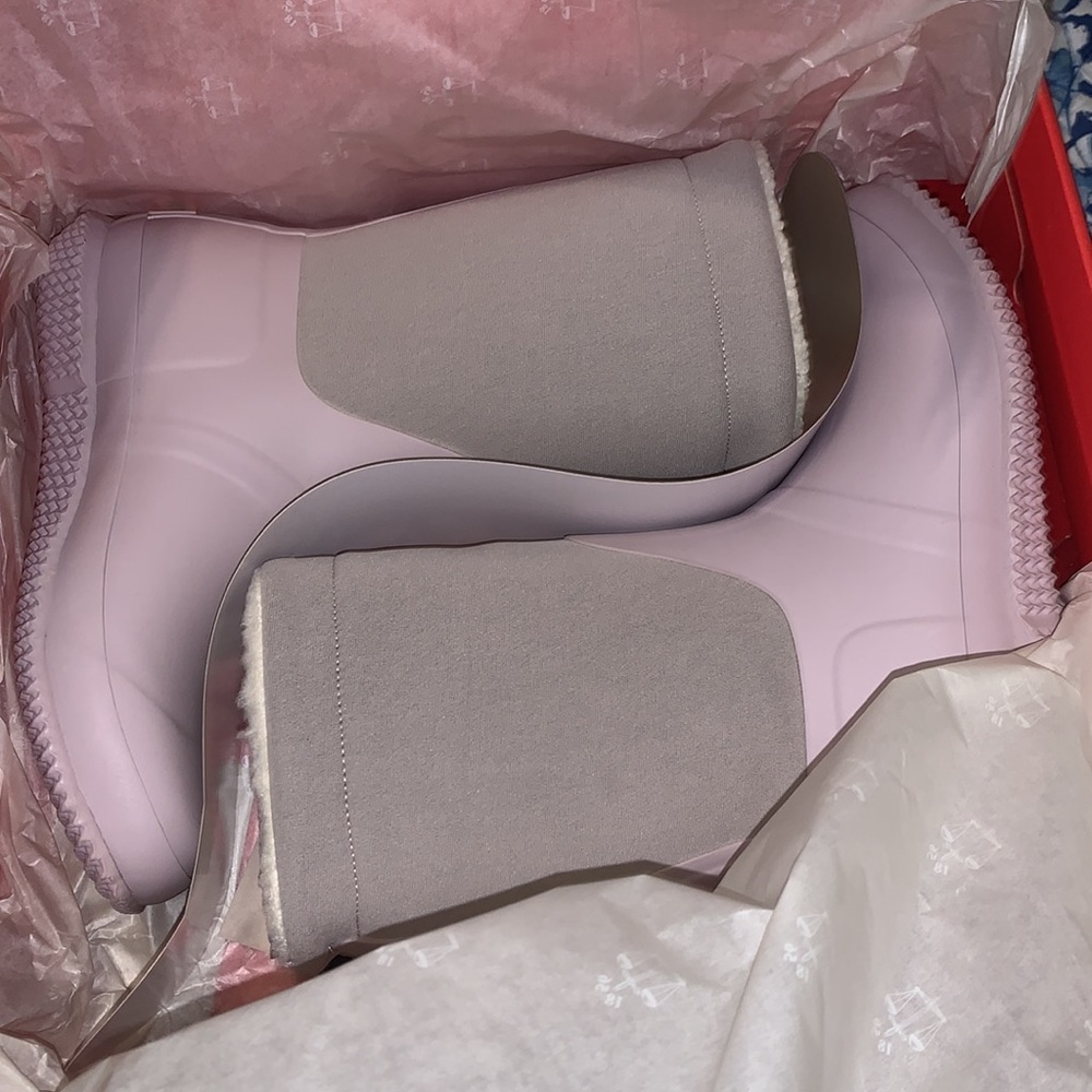 Hunter | Haze Purple Roll On Sherpa Boots